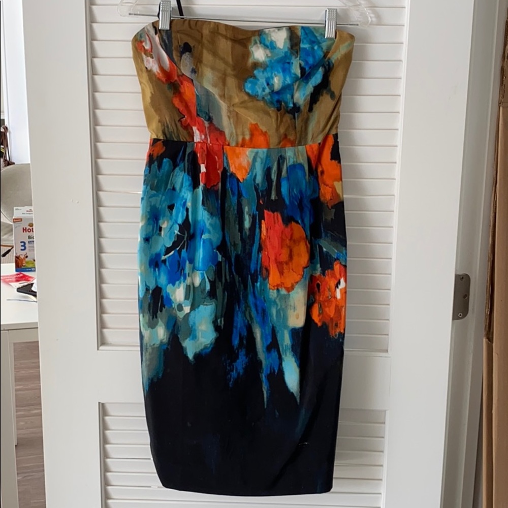 Silk cotton dress from Anthropologie
